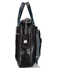 PIQUADRO BLUE SQUARE Cartella in pelle porta PC 14" Nero - Cartelle Lavoro - 3