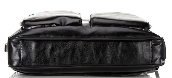 BLUE SQUARE Cartella in pelle porta PC 14" Nero - Cartelle Lavoro