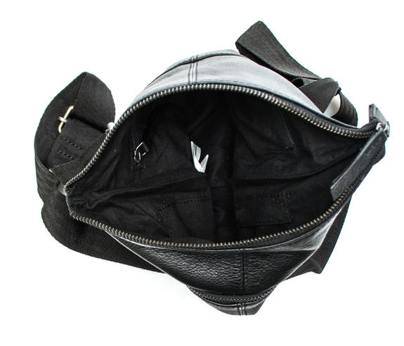 Borsello in pelle NERO - Tracolle Uomo