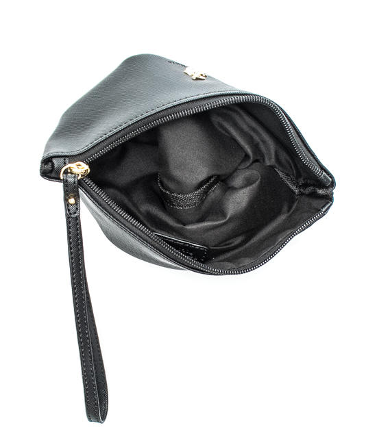  Pochette con polsierina Nero - Borse Donna