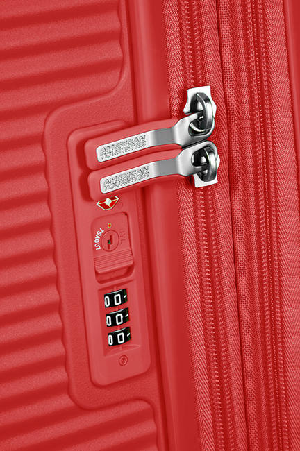 SOUNDBOX Trolley grande espandibile coral red - Trolley Rigidi