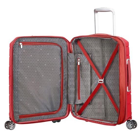 FLUX Trolley da cabina espandibile ROSSO - Bagagli a mano