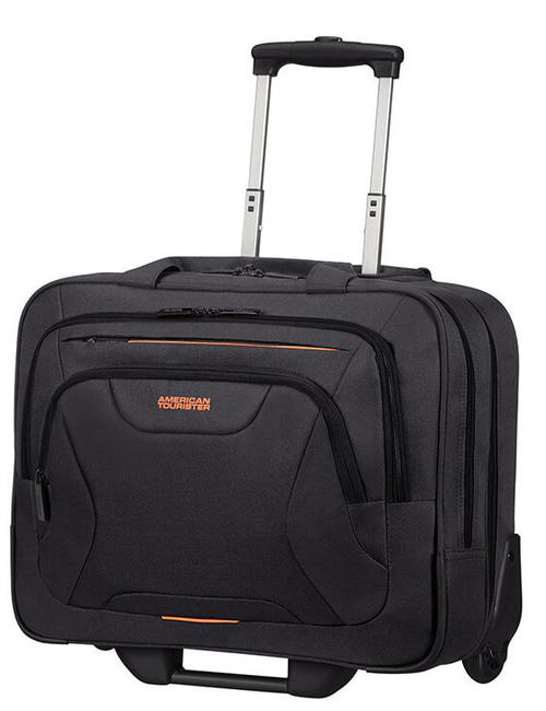 Trolley Pilota AT WORK, porta tablet e PC 15.6" BLACK/ORANGE - Trolley Pilota