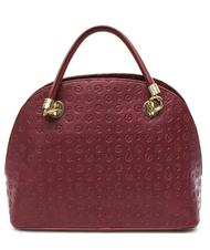 POLLINI Heritage Embossed Borsa a mano, con tracolla bordeaux - Borse Donna - 3