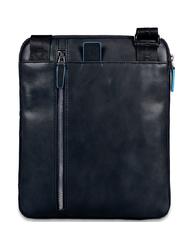 PIQUADRO BLUE SQUARE Borsello in pelle porta iPad blu - Tracolle Uomo - 2