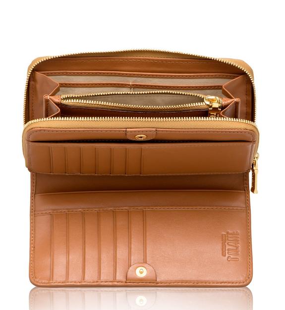 Portafoglio GEO CLASSIC, Zip Around NATURALE - Portafogli Donna