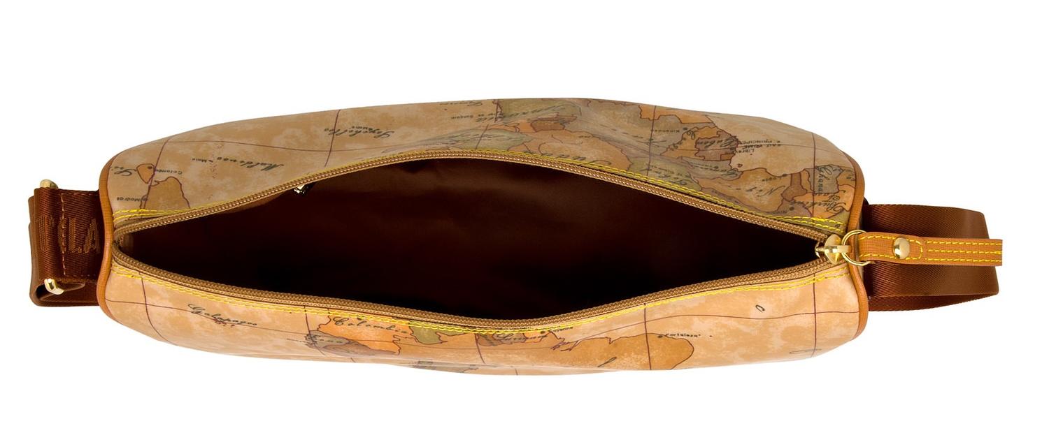 Alviero Martini Prima Classe - Borsa a tracolla piccola in tessuto Geo Soft