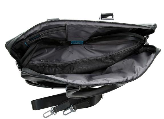 Cartella URBAN, porta PC 15,6", in pelle Nero - Cartelle Lavoro