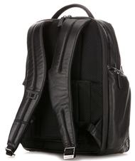 PIQUADRO URBAN FAST-CHECK Zaino in pelle porta PC 15,6" Nero - Zaini da lavoro porta PC - 6