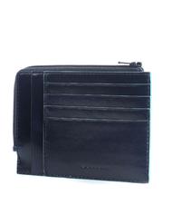 PIQUADRO BLUE SQUARE Portafoglio in pelle con RFID blu - Portafogli Uomo - 2