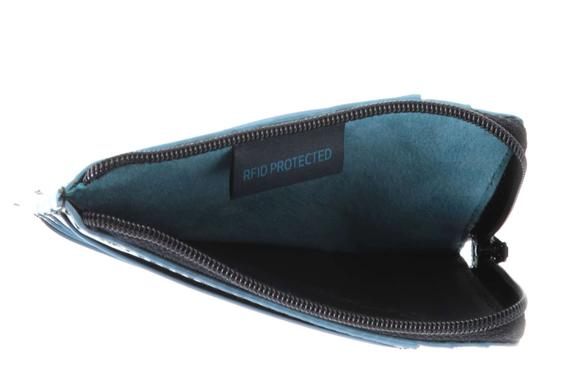 BLUE SQUARE Portafoglio in pelle con RFID Nero - Portafogli Uomo