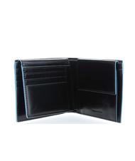 PIQUADRO BLUE SQUARE Portafoglio in pelle con flap Nero - Portafogli Uomo - 2