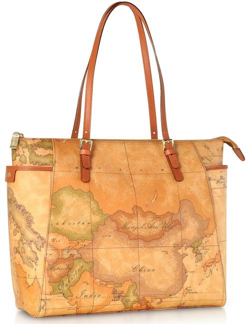 Geo Classic Shopping bag a spalla NATURALE - Borse Donna