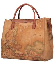 Alviero martini 1 ^ class contemporary, borsa a mano con tracolla beige  01ecn14860000010 donna le sac outlet pelle multicolore - Stileo.it