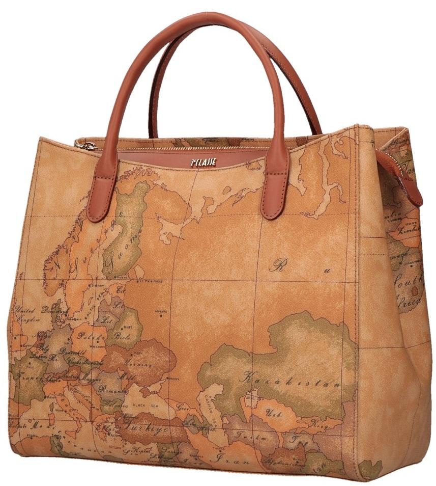Alviero Martini Prima Classe Geo Classic Borsa A Mano, Con Tracolla, Triplo  Scomparto Naturale - Acquista Su Le Sac!