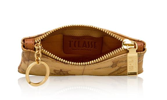 ALVIERO MARTINI 1 ^ CLASS Bustina portachiavi GEO CLASSIC NATURALE - Portachiavi