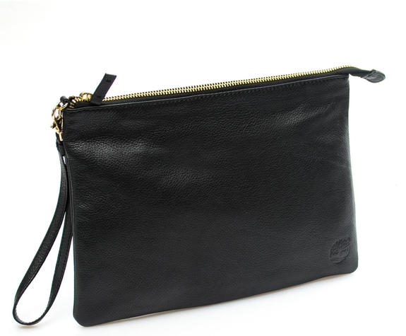  Pochette con polsierina, in pelle NERO - Borse Donna