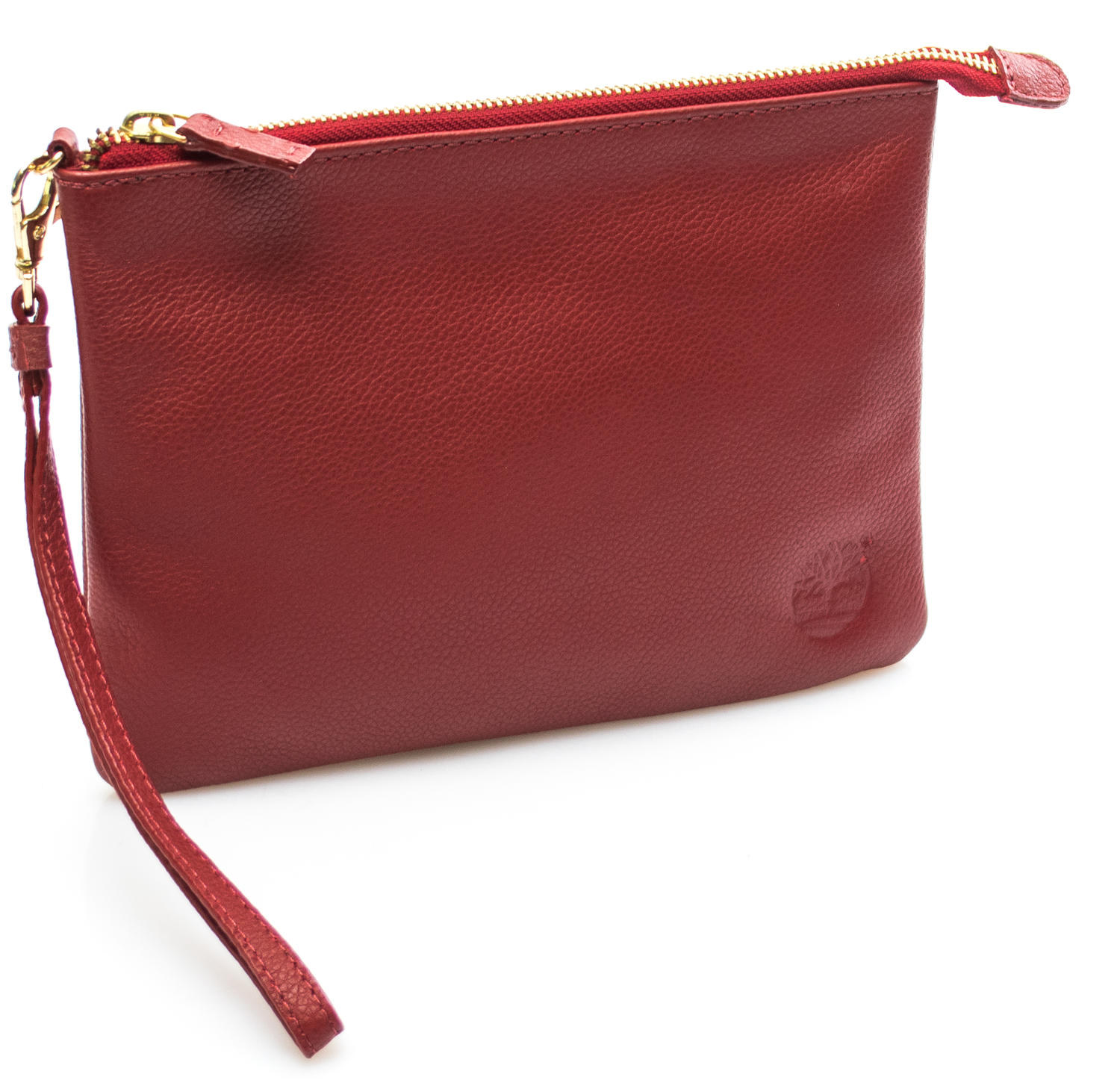 Timberland Pochette In Pelle Martellata, Small Rosso - Acquista A Prezzi  Outlet!