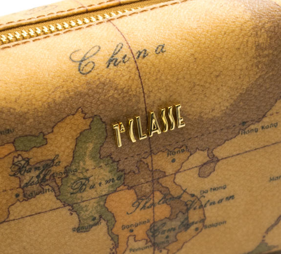 ALVIERO MARTINI 1 ^ CLASS Necessaire stampa GEO CLASSIC NATURALE - Bustine & Necessaire