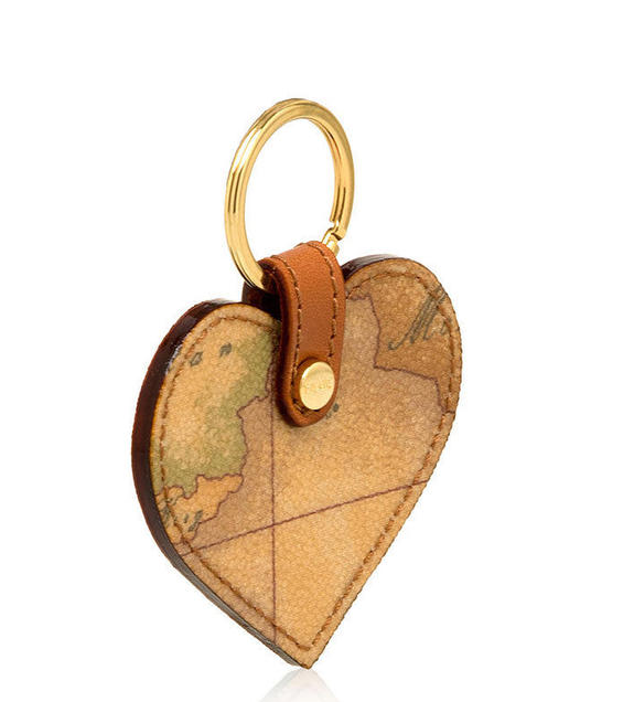 ALVIERO MARTINI 1 ^ CLASS Portachiavi a cuore, stampa GEO  NATURALE - Portachiavi