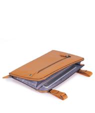 PIQUADRO Custodia porta iPad PIKE, in pelle, con tracolla CUOIO - Porta tablet & Organizer - 5