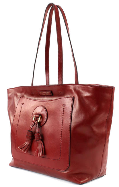 Santacroce Shopping bag a spalla, in pelle ribes/oro - Borse Donna