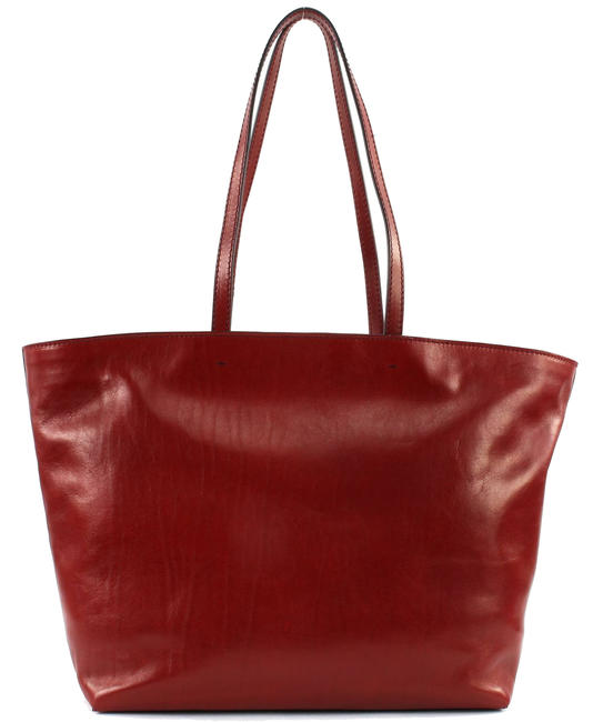 Santacroce Shopping bag a spalla, in pelle ribes/oro - Borse Donna