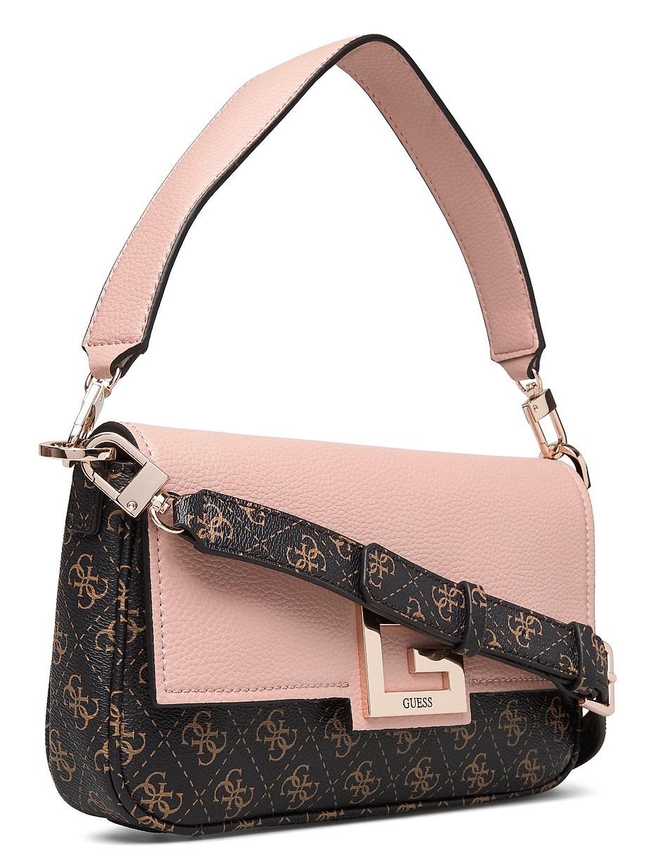 Guess Brightside Mini Bag A Tracolla Brown Multi Acquista Su Le Sac!