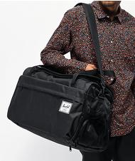 HERSCHEL Borsone Zaino OUTFITTER, con spallacci a scomparsa RAVEN CROSSHATCH - Borsoni - 8