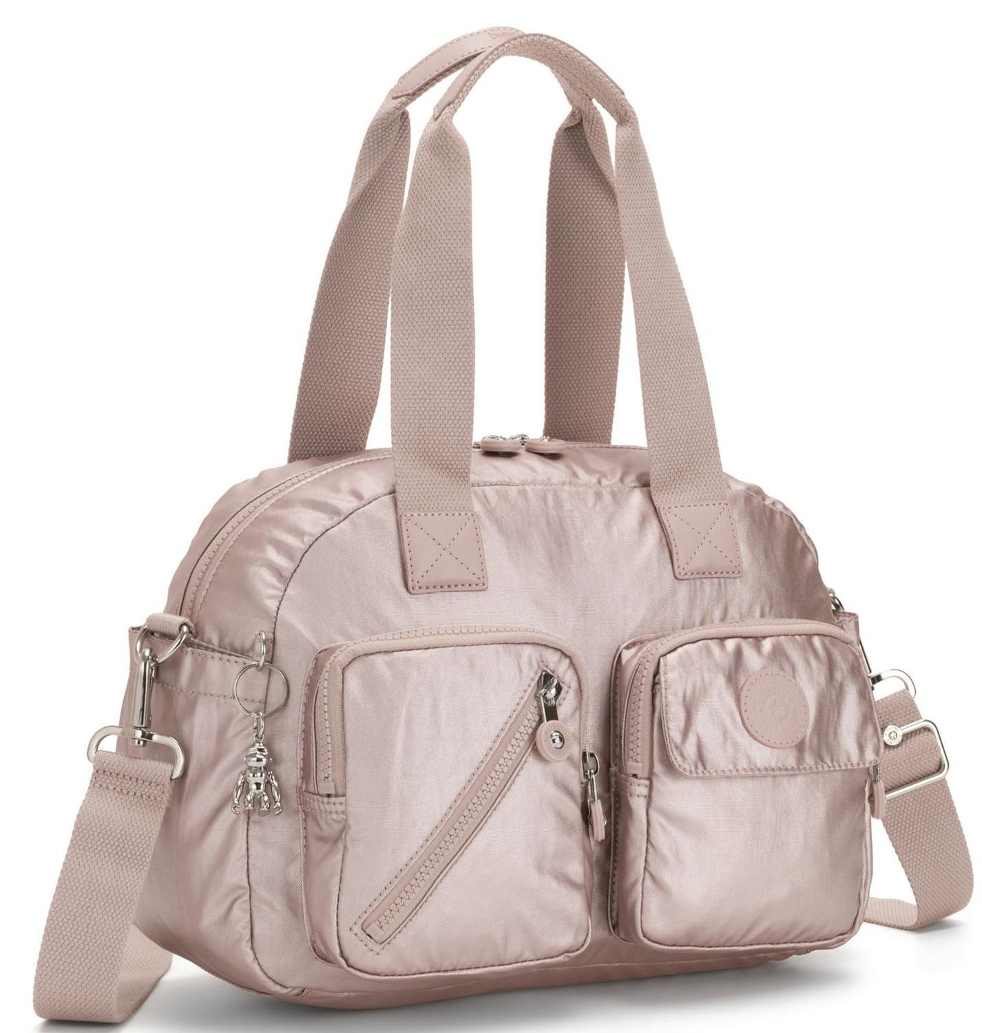 Kipling Defea Up Borsa A Mano, Con Tracolla Metallic Rose Acquista A