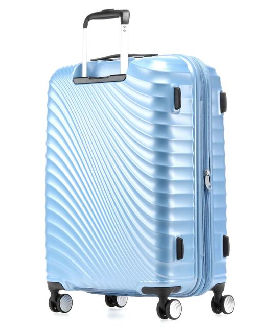Trolley Linea JETGLAM, misura media, espandibile METALLIC POWDER BLUE - Trolley Rigidi