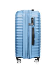 AMERICAN TOURISTER Trolley Linea JETGLAM, misura media, espandibile METALLIC POWDER BLUE - Trolley Rigidi - 5