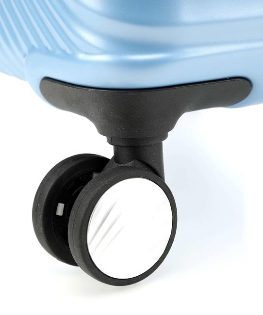 Trolley Linea JETGLAM, misura media, espandibile METALLIC POWDER BLUE - Trolley Rigidi