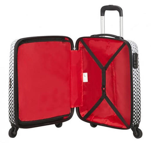 Trolley DISNEY LEGENDS, bagaglio a mano MICKEY MOUSE POLKA DOT - Bagagli a mano