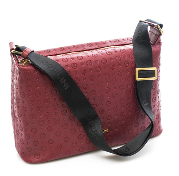 Heritage Embossed Borsa a tracolla bordeaux - Borse Donna