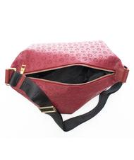POLLINI Heritage Embossed Borsa a tracolla bordeaux - Borse Donna - 4
