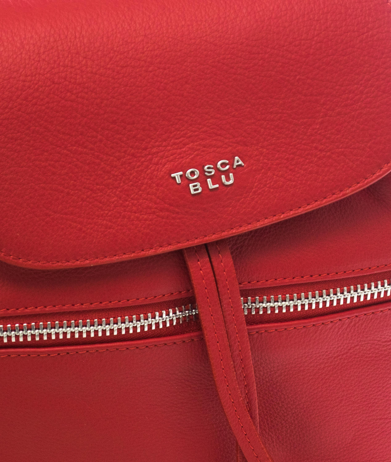 Tosca Blu Ranuncolo Zainetto A Spalla, In Pelle Rosso - Acquista A Prezzi  Outlet!