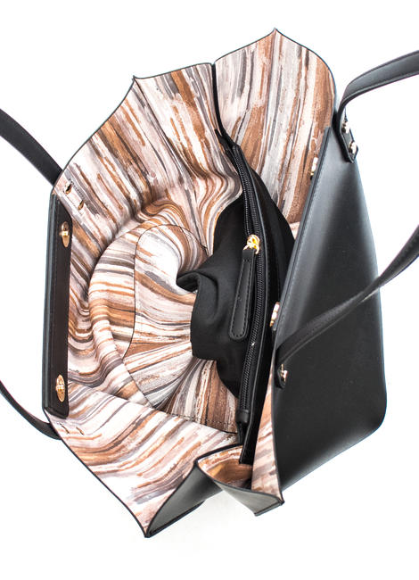 Begonia Borsa a spalla Nero - Borse Donna