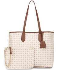 POLLINI Heritage Classic Shopper a spalla avorio/marrone - Borse Donna - 2