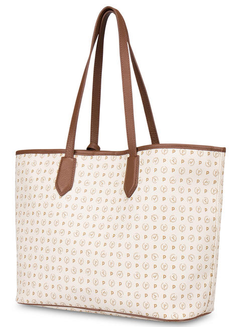 Heritage Classic Shopper a spalla avorio/marrone - Borse Donna