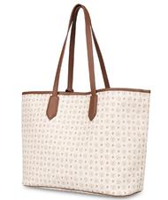 POLLINI Heritage Classic Shopper a spalla avorio/marrone - Borse Donna - 3