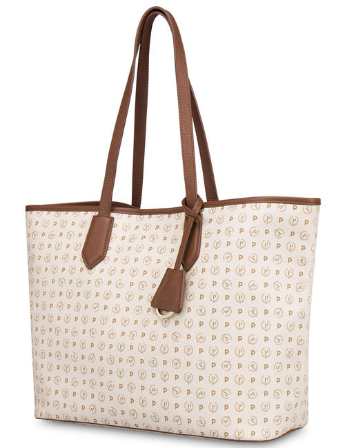 Heritage Classic Shopper a spalla avorio/marrone - Borse Donna