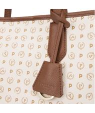 POLLINI Heritage Classic Shopper a spalla avorio/marrone - Borse Donna - 5