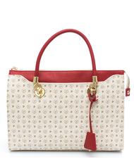 POLLINI HERITAGE CLASSIC Borsa a mano con tracolla avorio/lac - Borse Donna - 3