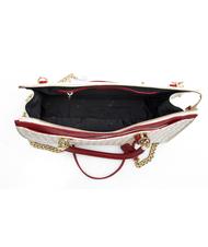 POLLINI HERITAGE CLASSIC Borsa a mano con tracolla avorio/lac - Borse Donna - 5