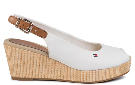 ELBA Sandali con zeppa open toe avorio - Scarpe Donna