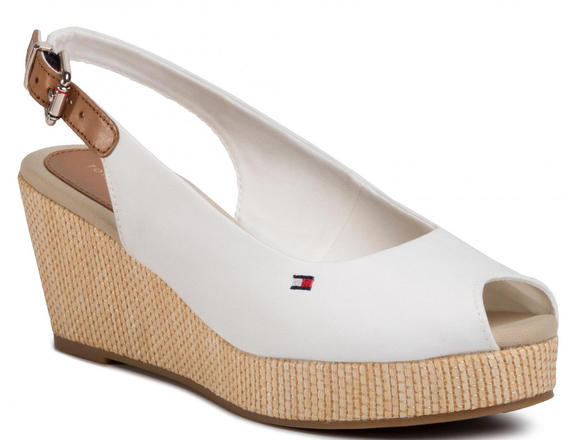 ELBA Sandali con zeppa open toe avorio - Scarpe Donna