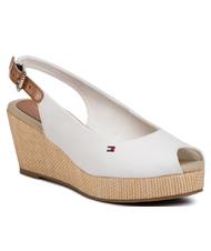 TOMMY HILFIGER ELBA Sandali con zeppa open toe avorio - Scarpe Donna - 3