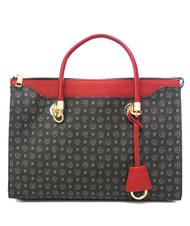 POLLINI HERITAGE CLASSIC Borsa a mano con tracolla nero lacca - Borse Donna - 2