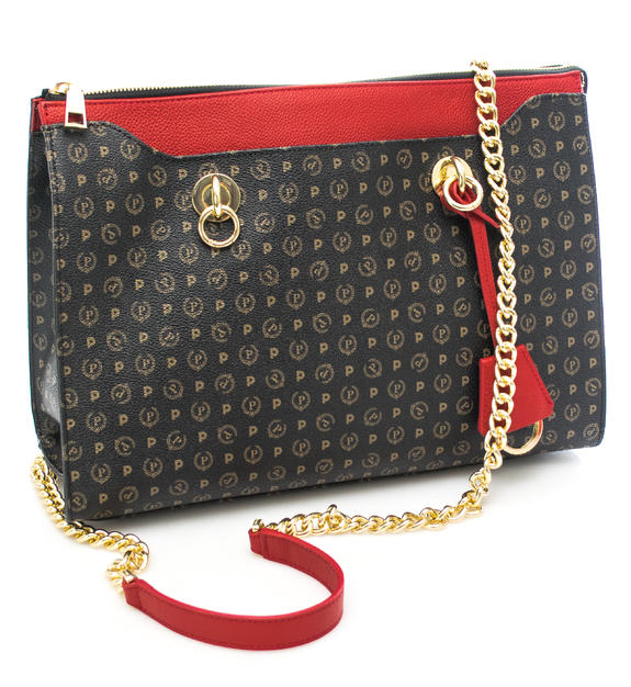 HERITAGE CLASSIC Borsa a mano con tracolla nero lacca - Borse Donna